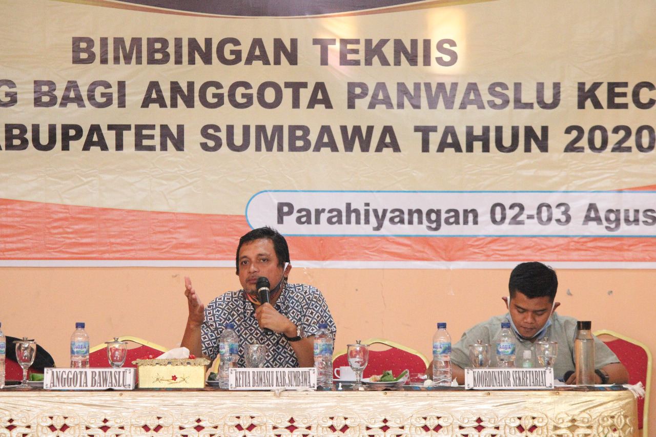 Divisi Organisasi dan SDM; Bawaslu Kabupaten Sumbawa Perkuat Jajaran Tingkat Bawah.