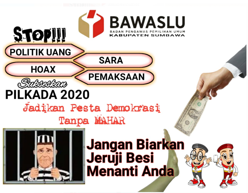 BAWASLU KABUPATEN SUMBAWA CIPTAKAN PILKADA BERSIH