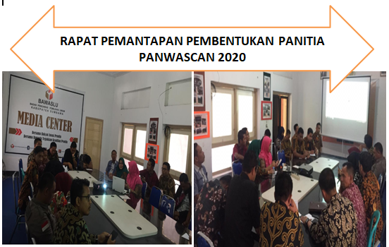 KOORDIV SDM dan ORGANISASI PIMPIN RAPAT PERSIAPAN RECRUITMEN PANWASCAM 2020
