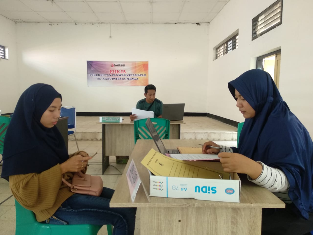 Hari ke 4 Pendaftaran Panwascam Bawaslu Kabupaten Sumbawa