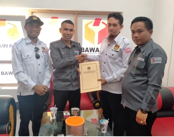 Perkuat Koordinasi, KPU Sumbawa Silaturrahmi Ke Bawaslu Kabupaten Sumbawa