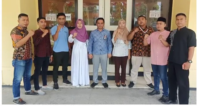 Rapat Koordinasi Bawaslu Kabupaten Sumbawa dengan Peserta Sekolah Kader Pengawas Partisipatif.