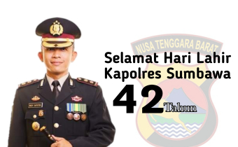 Selamat Hari Lahir Kapolres Sumbawa