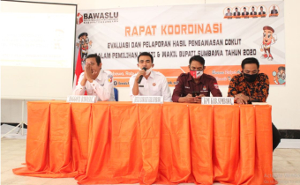 Rakor Evaluasi Pengawasan Coklit, Bawaslu Tekankan Prinsip Dasar Pengawas