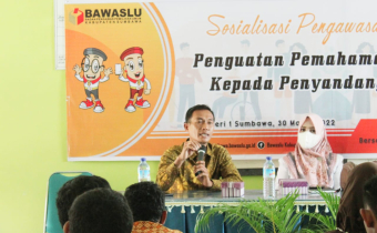 Sosialisasi Pengawasan Partisipatif" Bawaslu Kabupaten Sumbawa Kunjungi Penyandang Disabilitas"