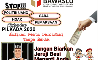 BAWASLU KABUPATEN SUMBAWA CIPTAKAN PILKADA BERSIH