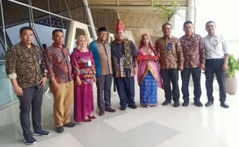 Hujan Deras dan Angin Kencang, Sambut Kedatangan Pimpinan Bawaslu RI