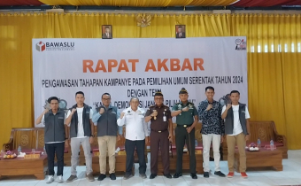 Kampanye Dimulai, Bawaslu Laksanakan Rapat Akbar