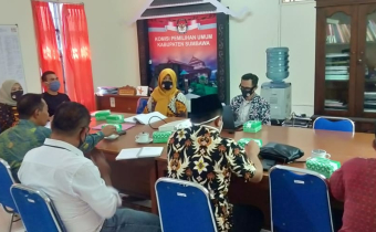 Rapat Koordinasi, Bawaslu Kabupaten Sumbawa Tekankan Koordinasi Intensif.