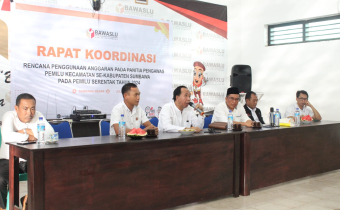 Rapat Koordinasi Penggunaan Anggaran, Kasek Bawaslu NTB Berikan Wejangan