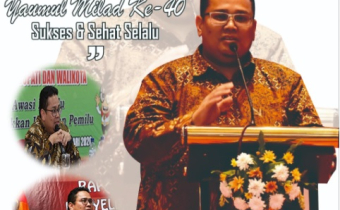 Keluarga Besar Bawaslu Kabupaten Sumbawa Mengucapakan Selamat  Ulang Tahun ke 40 Bapak Rahmat Bagja, SH., LL.,M