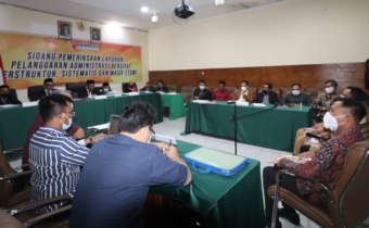 Sidang TSM, Bawaslu Sumbawa Sampaikan Data Pengawasan dan Penindakan