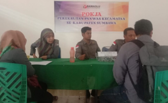 Tahapan Sosialisasi Recruitmen Panwascam.... Sudah Banyak Calon Pelamar