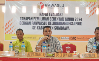 19 Hari Menuju Pemungutan Suara, Bawaslu Sumbawa Bekali PKD